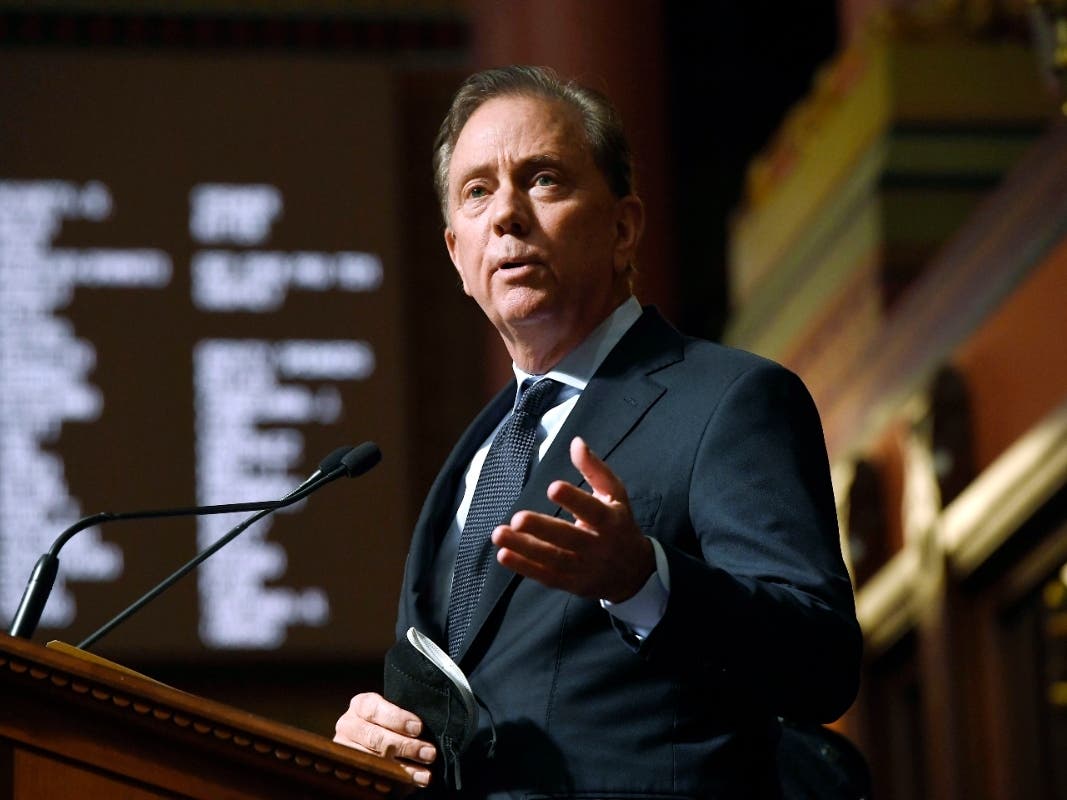 Gov. Ned Lamont tested positive on two rapid tests Thursday.
