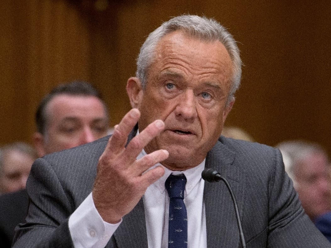 Robert F. Kennedy Jr., President Trump's nominee to serve as Secretary of Health and Human Services, testifies during a Senate Committee on Health, Education, Labor and Pensions hearing for his confirmation on Jan. 30, 2025 in Washington D.C.