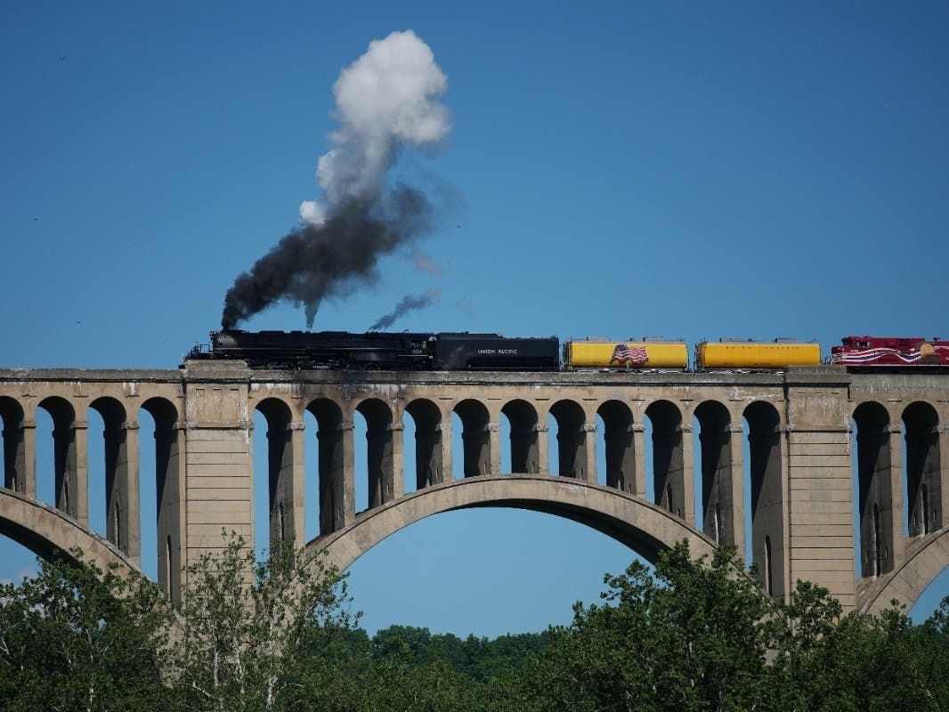 The Union Pacific Big Boy No. 4014 will pass through Montgomery County this summer.