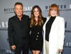 Jessica Springsteen, center, with her famous dad and mother Patti Scialfa. Jessica will compete as one of four members of the U.S. equestrian team.