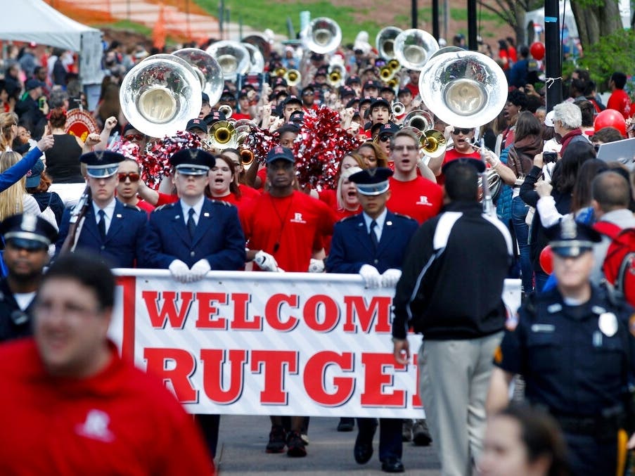 A 2014 photo of Rutgers Day.