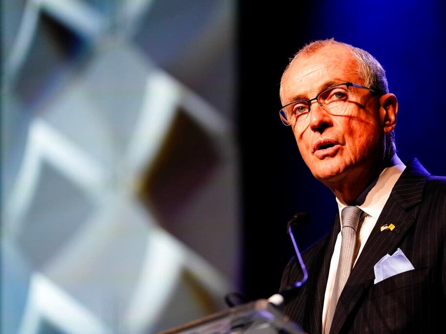 Gov. Murphy speaks at last week's teachers union conference in Atlantic City on Nov. 4.