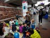 Children in a subway-station-turned-bomb-shelter in Kharkiv, Ukraine on March 24. Kharkiv is Ukraine's second biggest city 30 kilometers from the Russian border.The children and their families have been there for three weeks.
