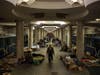 This March 26 photo shows a Ukrainian metro station being used as a bomb shelter. With the invasion now in its second month, Russian forces have seemingly stalled on many fronts and are even losing previously taken ground to Ukrainian counterattacks.