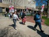 Professors walk the picket lines Monday and Tuesday of this week.