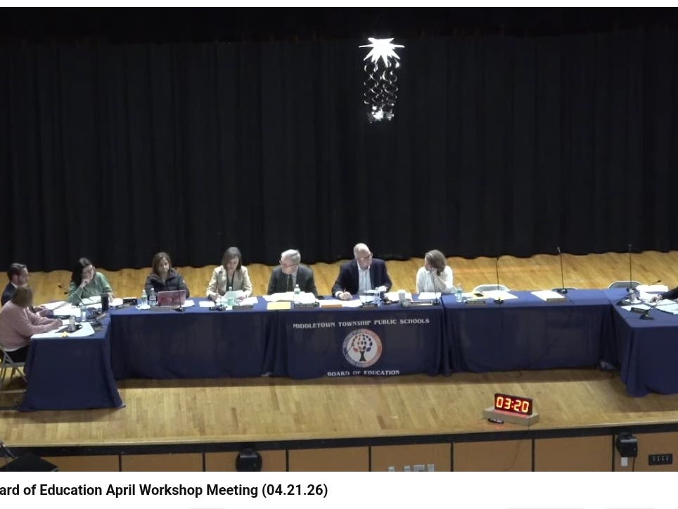 Superintendent Jessica Alfone, Board vice president Frank Capone and Jacqueline Tobacco were not present.