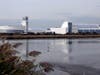 American Dream when it was still under construction in 2019, as seen from across the Hackensack River in the New Jersey Meadowlands.