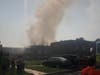 A lightning strike during Sunday's storms appears to have caused the fire that displaced families.