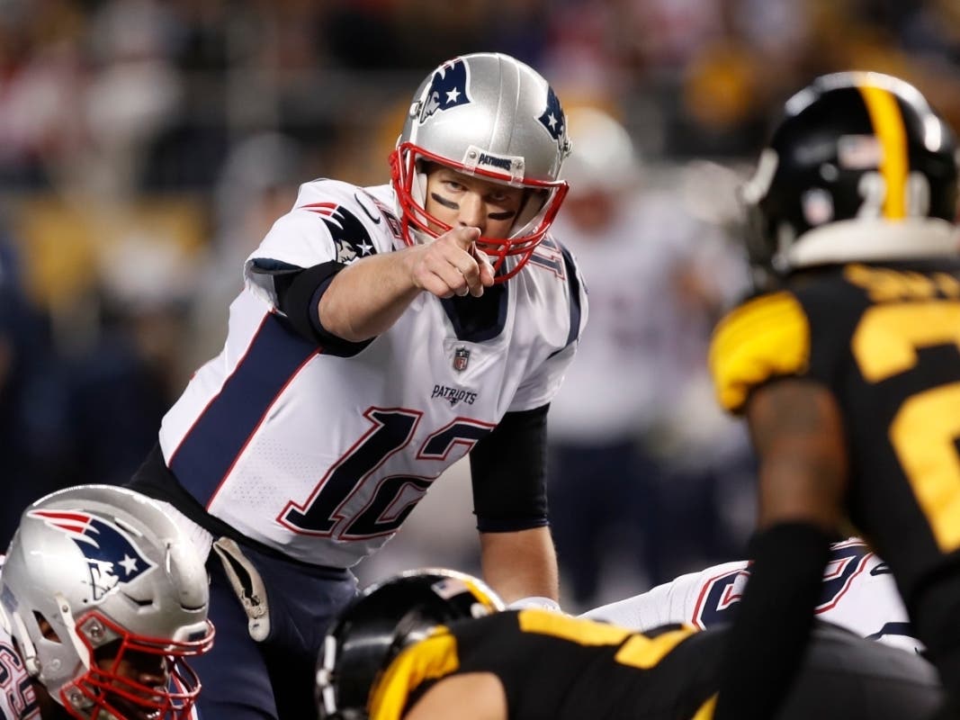 Tom Brady, who turned 42 in August, usually sees the field clearly against Pittsburgh.