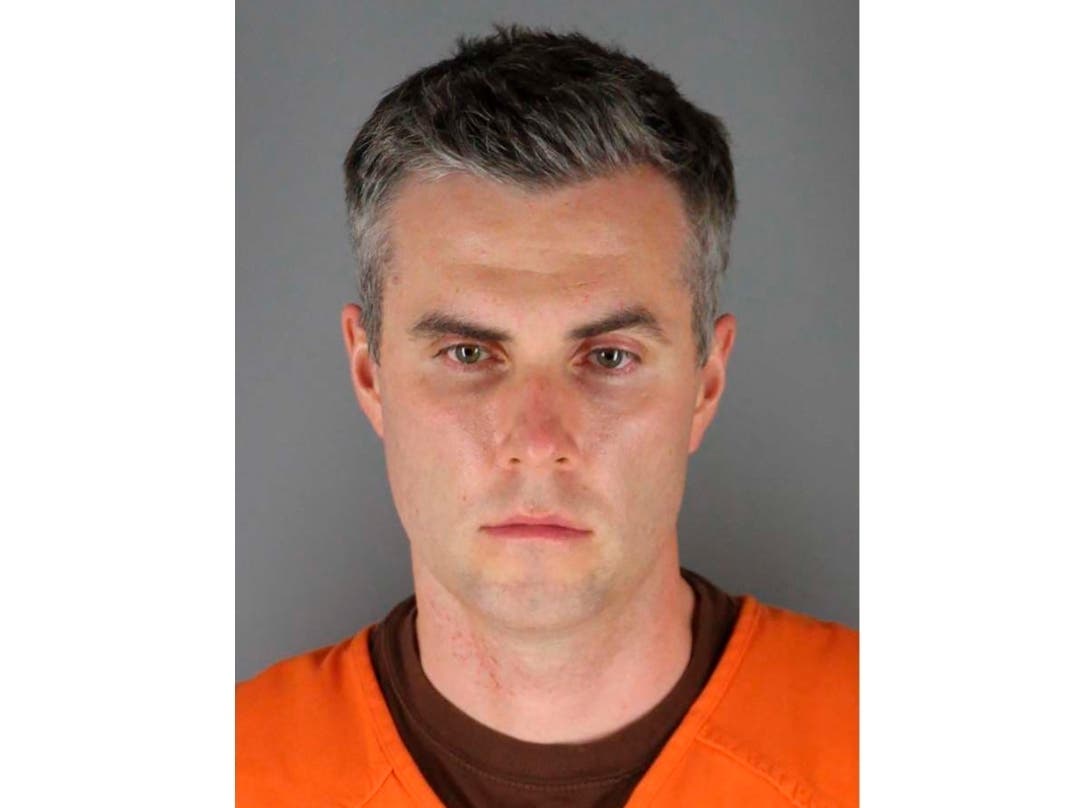 This June 3, 2020, file photo, provided by the Hennepin County Sheriff's Office in Minnesota, shows Thomas Lane is shown.