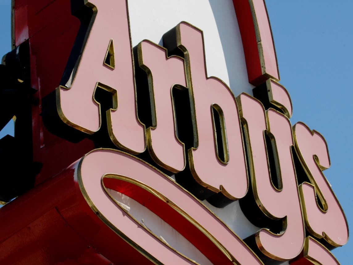 This March 1, 2010, file photo shows an Arby's restaurant sign.