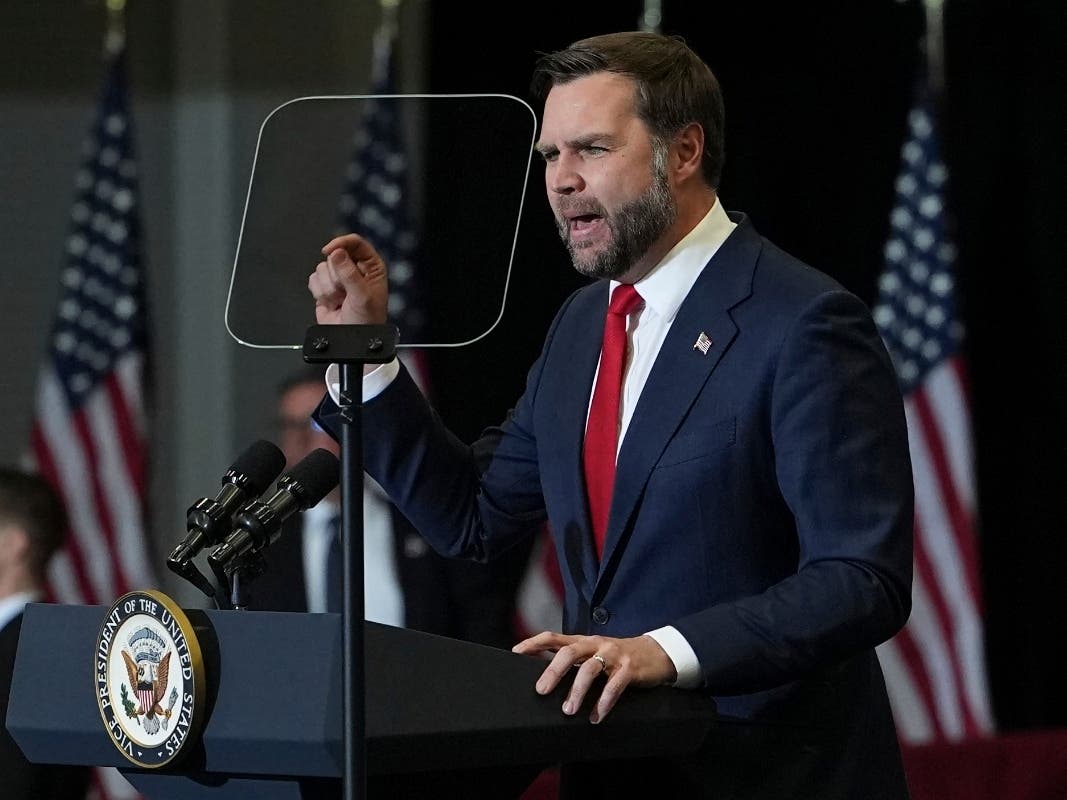 Vice President JD Vance speaks during a midterm campaign rally at Hyder Warehouse in Hendersonville, N.C., Monday, Oct. 19, 2026.
