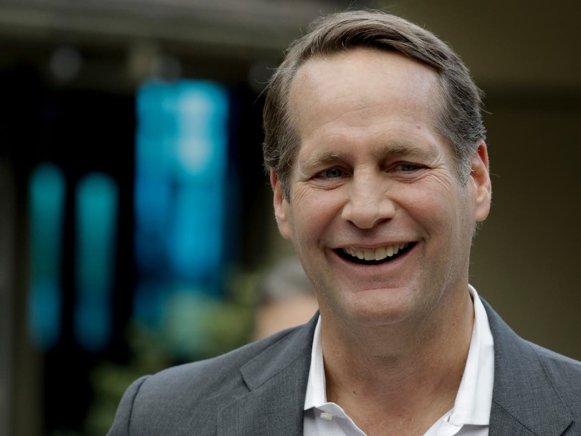 In this Nov. 6, 2018, file photo, then-Democratic congressional candidate Harley Rouda speaks during a campaign event in Laguna Beach, Calif.