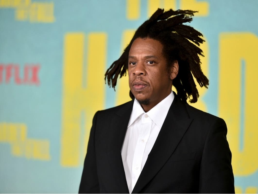 Jay-Z arrives at a special screening of "The Harder They Fall" on Wednesday, Oct. 13, 2021, at the Shrine in Los Angeles.