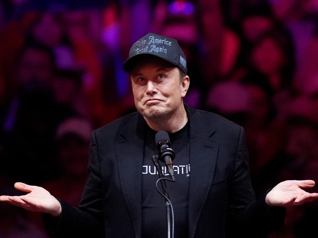 Elon Musk speaks before Republican presidential nominee former President Donald Trump at a campaign rally at Madison Square Garden, Sunday, Oct. 27, 2024, in New York.