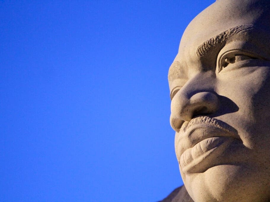 The MLK Memorial in Washington, DC. 