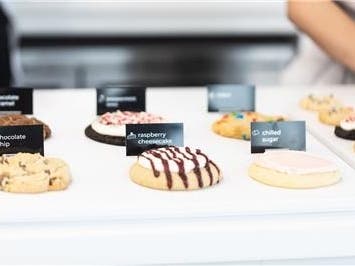 A selction of Crumbl cookies. The chain will open its newest Massachusetts location in Millbury on Friday. 