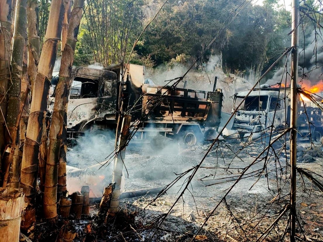 Over 30 people are dead after Myanmar government troops rounded up villagers, according to an Associated Press report. Save the Children has reported two staff members missing.