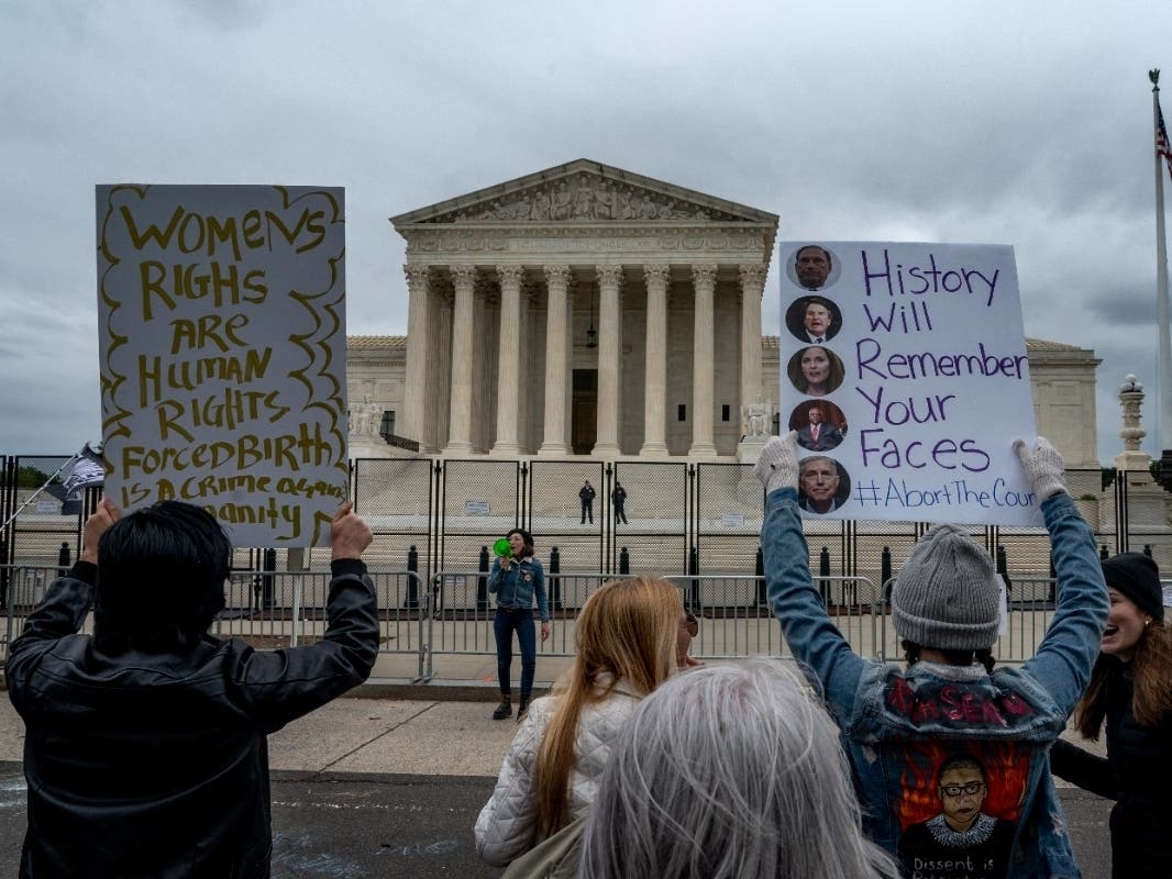 Gov. Glenn Youngkin called for a security perimeter at three U.S. Supreme Court justices' homes in Fairfax County. There have been several abortion rights protests outside justices' homes, including that of Associate Justice Samuel Alito. 