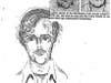 The initial police sketch of a suspect shortly after the 1976 murders of David Schuldes and Ellen Matheys.