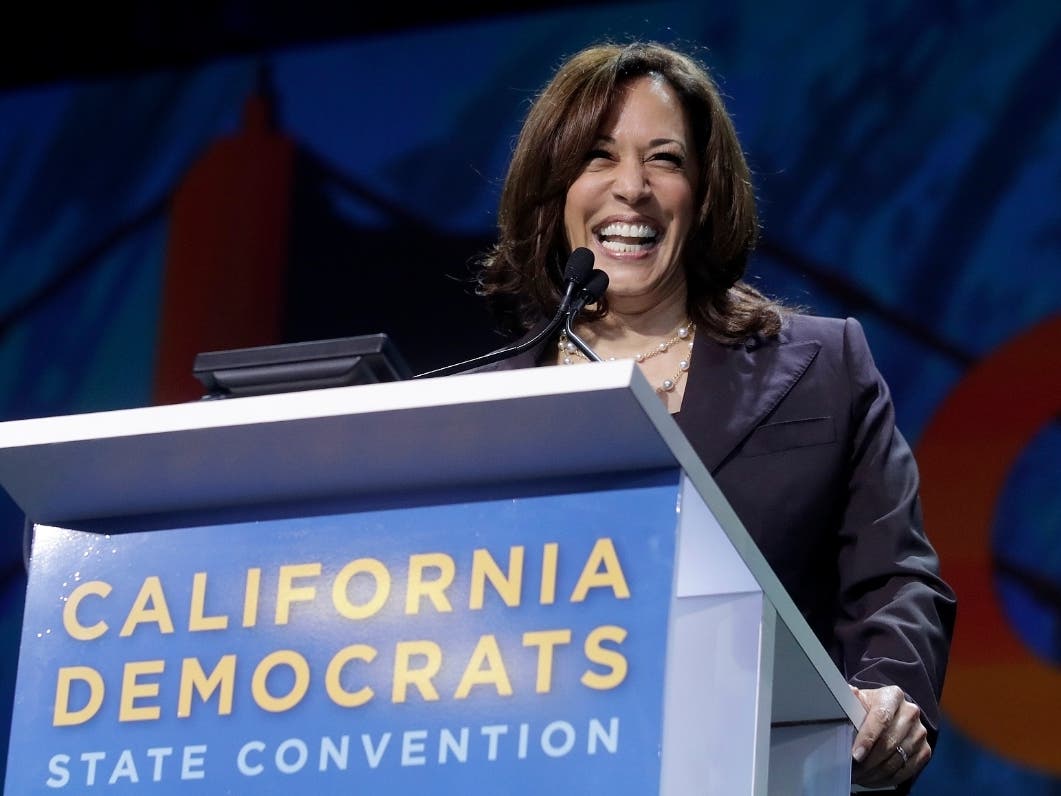 The warning comes after Harris canceled both days of an Iowa swing, citing a key Senate vote on disaster aid. 