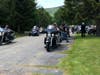Motorcyclists participate in a "Blessing of the Bikes" ceremony in Columbia, N.H., Sunday, June 23, 2019. 