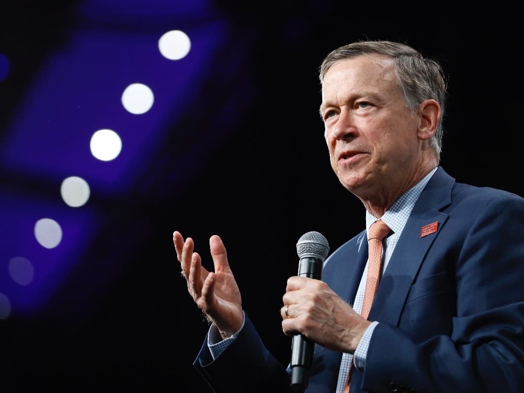 Former Colorado Gov. John Hickenlooper on Thursday ended his longshot bid for the Democratic presidential nomination and said he may instead challenge one of the most vulnerable Senate Republicans in 2020.