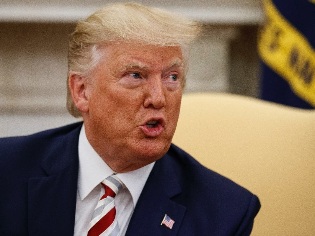 Trump's claim triggered a quick uproar from critics who said the Republican president was trading in anti-Semitic stereotypes. 