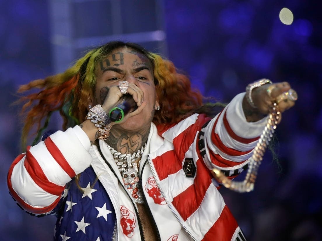  Tekashi 6ix9ine was sentenced to 2 years in prison Wednesday, Dec. 18, 2019 for his entanglement with a violent street gang.