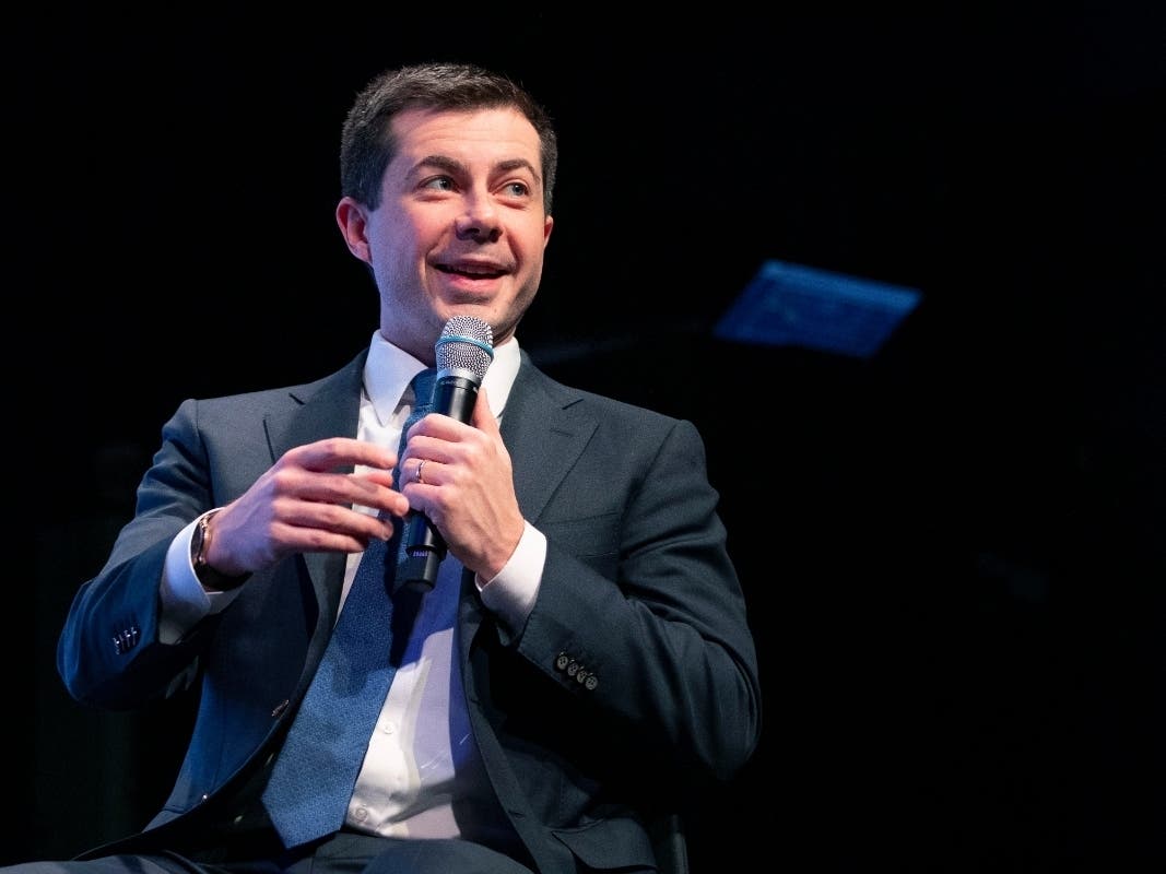 Iowa Caucus results are still trickling in, but former South Bend, Indiana, Mayor PeteButtigieg had a narrow lead in the Democratic presidential race when he spoke Wednesday at the New Hampshire Youth Climate and Clean Energy Town Hall in Concord.