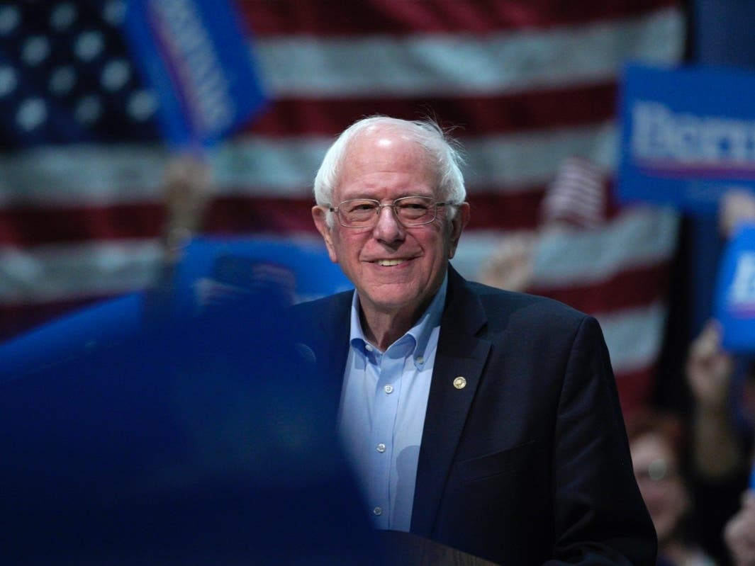 Sen. Bernie Sanders is making his way to Boston.