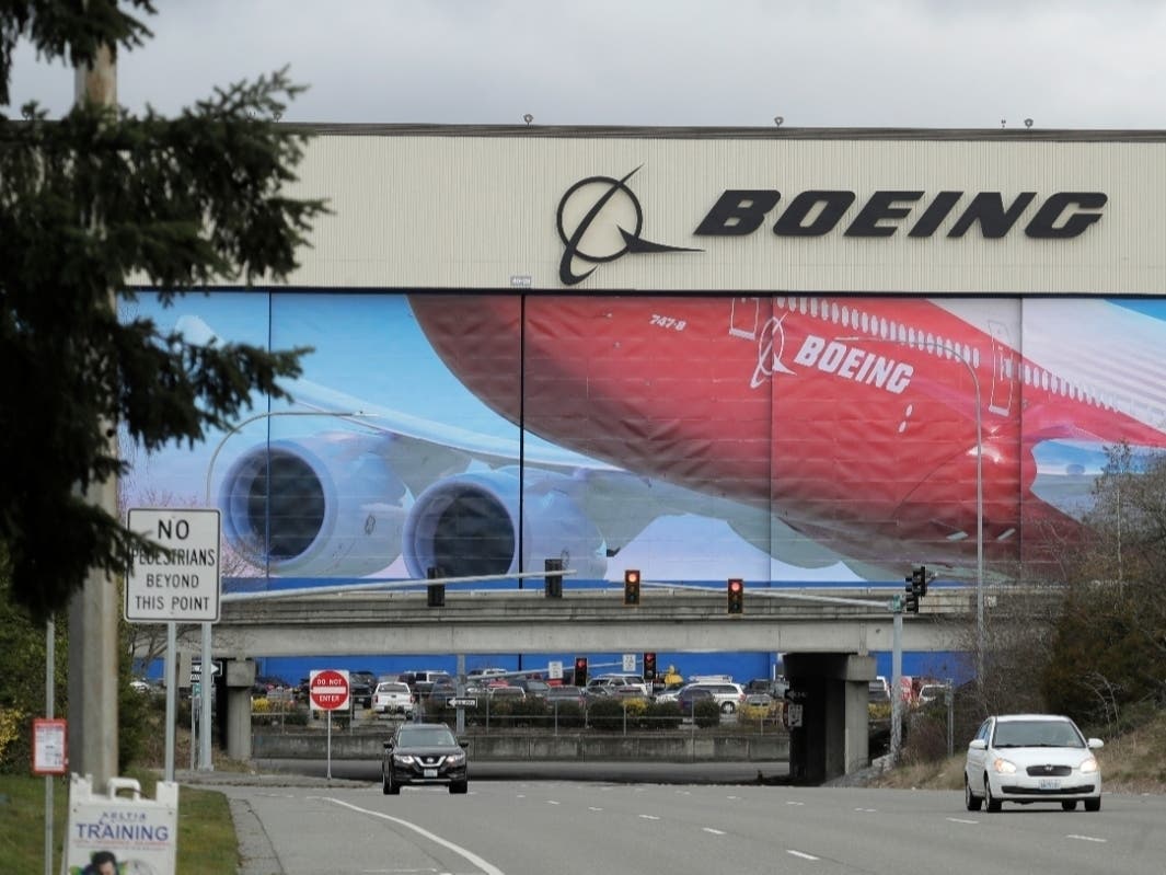 Boeing expected most production employees would return to work by Tuesday.