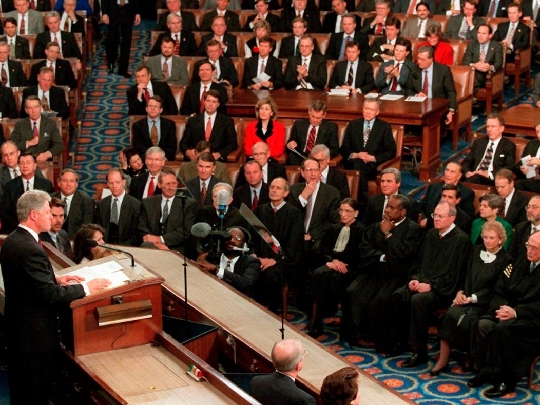 President Bill Clinton declared "the era of big government is over" in his 1996 State of the Union address, but the coronavirus pandemic may be changing that. Democrats are embracing the idea f a robust role for government in the response.