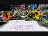 A makeshift memorial for 2013 bombing victims at the site of the Boston Marathon finish line.