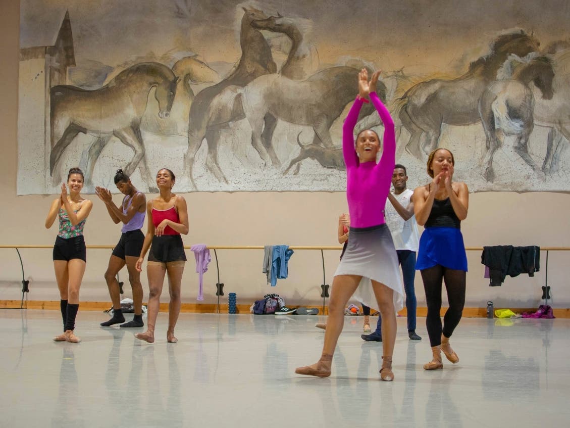 Members of the Dance Theater of Harlem.