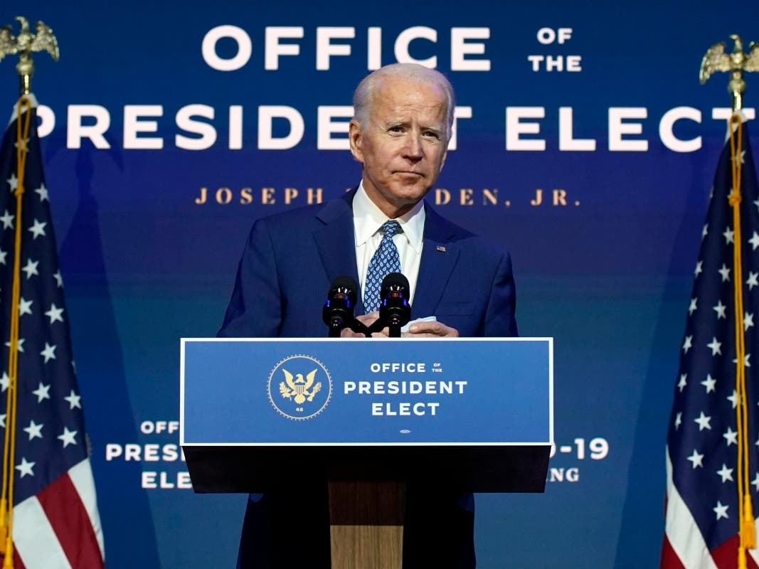 President-elect Joe Biden speaks The Queen theater in Wilmington, Del. Biden says he wants to “restore the soul of America.” But first the president-elect will need to fix a broken Congress.