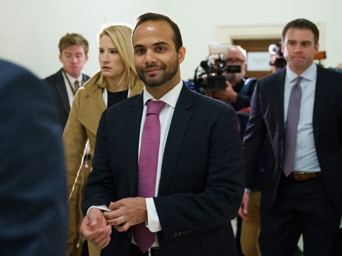 George Papadopoulos was sentenced to 14 days in prison for lying to the FBI.