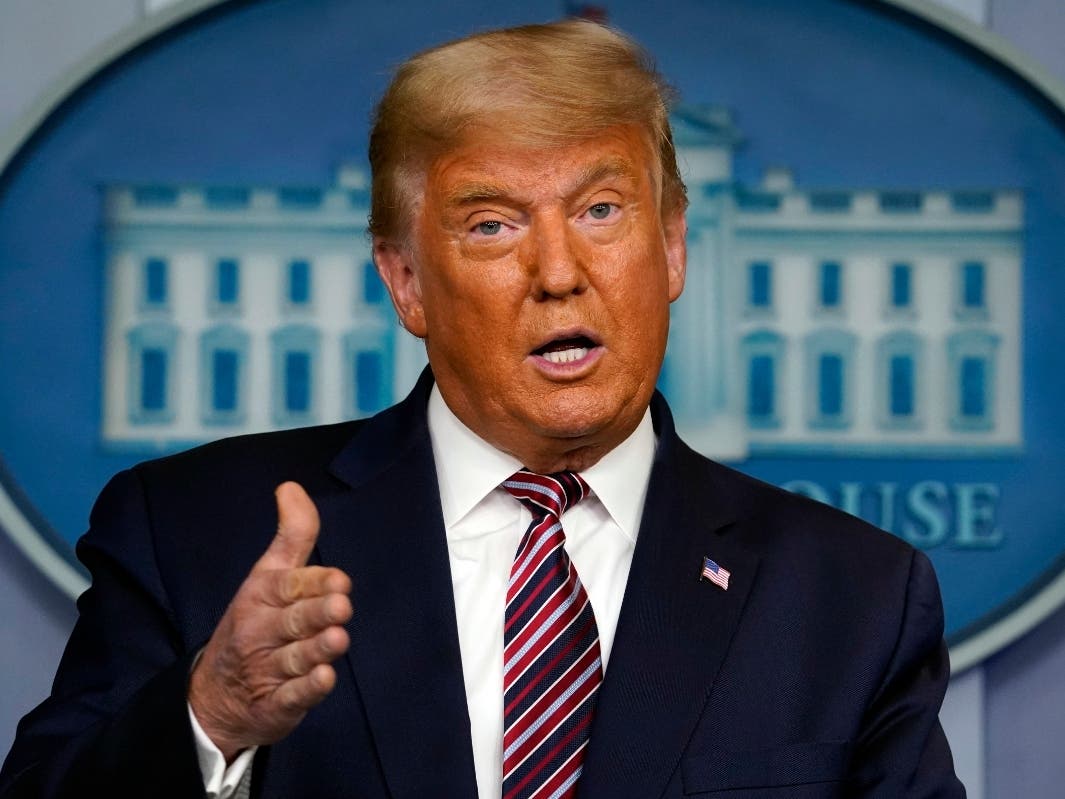 President Donald Trump speaks Nov. 5 at the White House.