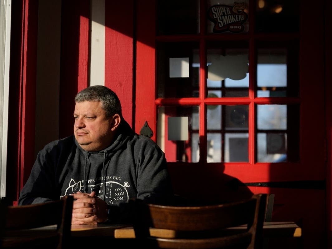 Jeff Fitter says 2020 profits were down by about half at his Eureka, Missouri, restaurant, Super Smokers BBQ, largely due to the pandemic. He supports a bill limiting emergency health orders to 14 days unless authorized for longer by the Legislature.​​