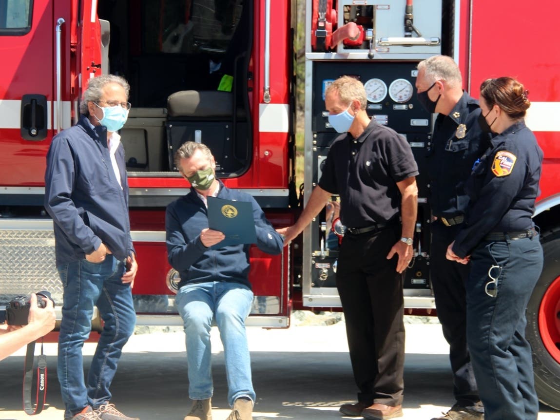 California is racing to spend more than a half-billion dollars before this year's wildfire season gets going in earnest. Newsom on Tuesday approved the early funding. 