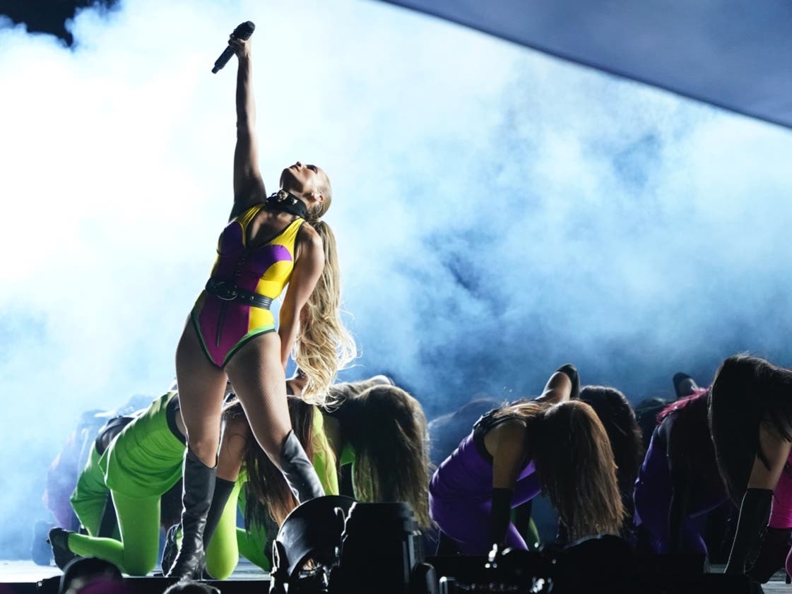 Jennifer Lopez performs at "Vax Live: The Concert to Reunite the World" on Sunday, May 2, 2021, at SoFi Stadium in Inglewood, Calif. 