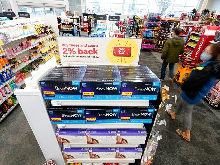 After weeks of shortages, retailers like CVS say they now have ample supplies of rapid COVID-19 test kits, but experts are bracing to see whether it will be enough as Americans gather for the holidays.