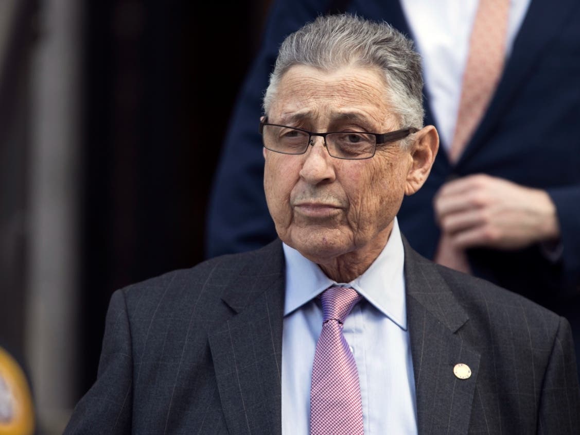 In this May 11, 2018 file photo, former New York Assembly Speaker Sheldon Silver leaves federal court in New York.