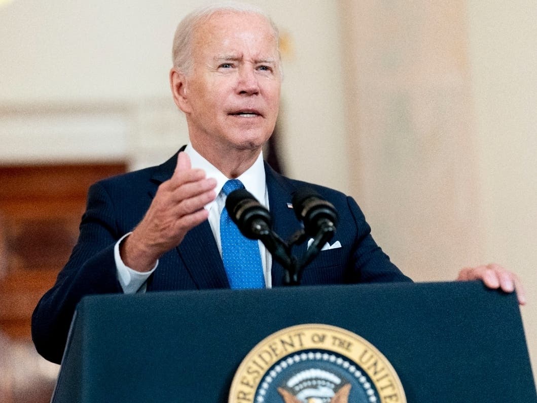 President Joe Biden said Friday that in ending a half century of constitutionally protected abortion, the  Supreme Court "has done what it's never done before — expressly taking away a constitutional right that is so fundamental to so many Americans."