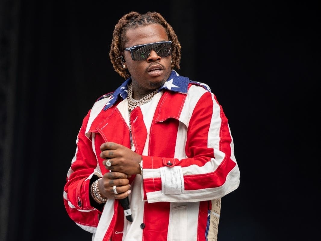 Rapper Gunna performs at the Wireless Music Festival, Crystal Palace Park, London, England, on Sep. 10, 2021. 