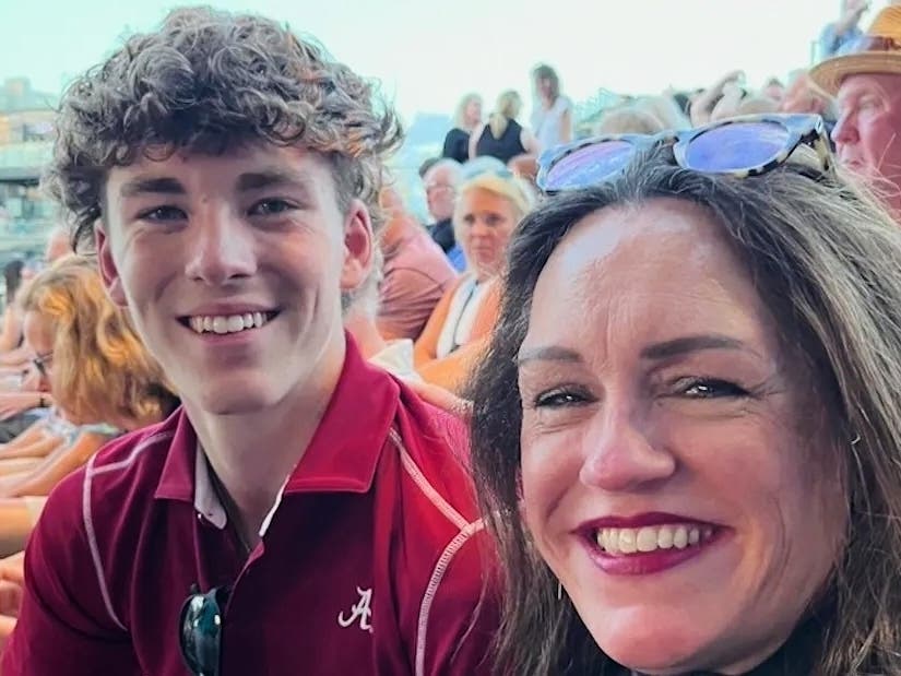  This undated photo shows James "Jimmy" Gracey, left, with his aunt Beth Marren O'Reilly. 