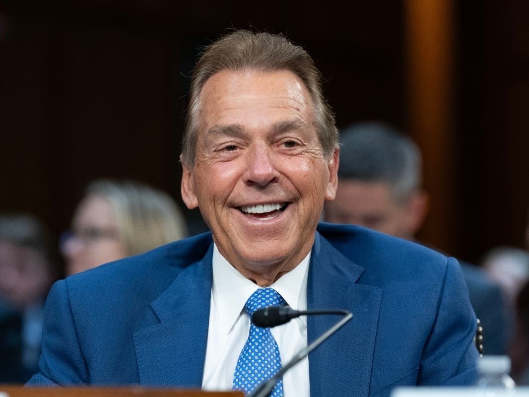 Former University of Alabama football coach Nick Saban testifies before Senate Committee on Commerce, Science, and Transportation hearing to examine college sports, supporting student athletes, and fair competition on Capitol Hill, Wednesday, June 3, 2026