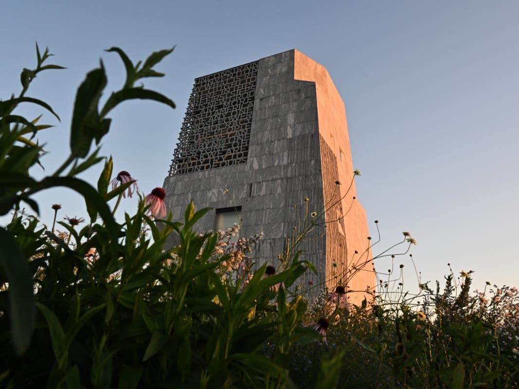 The Obama Presidential Center is seen ahead of the dedication ceremony Thursday, June 18, 2026, in Chicago.