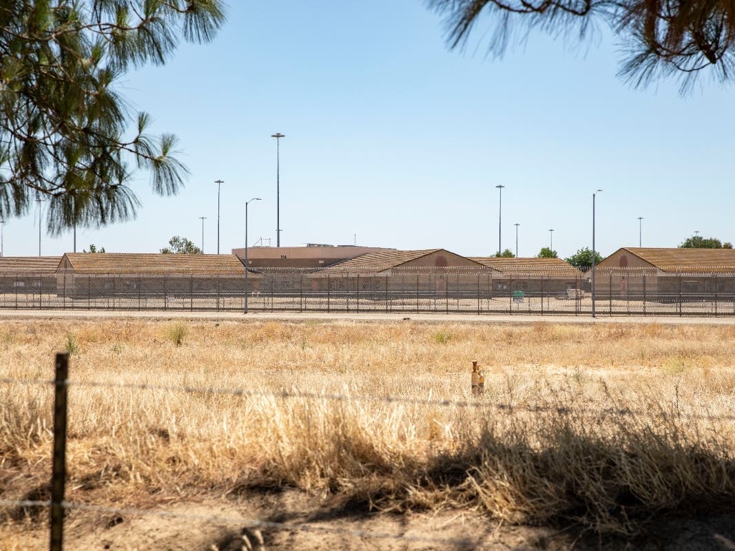 Exterior views of the Central California Women's Facility prison in Chowchilla, Calif., on June 25, 2026. 