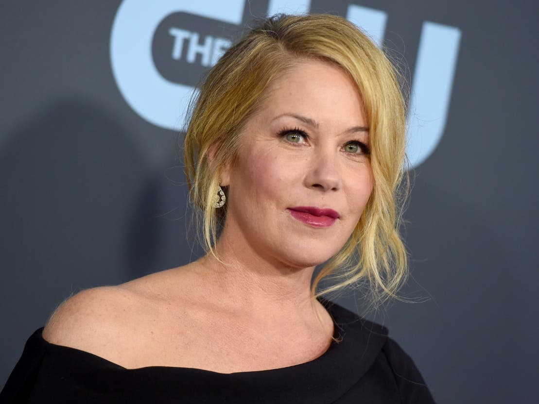 Christina Applegate arrives at the 25th annual Critics' Choice Awards on Jan. 12, 2020, in Santa Monica, Calif.